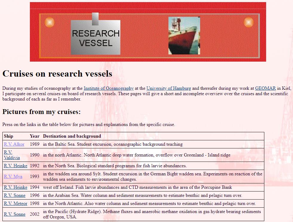 wibyweb's tweet photo. #websiteoftheweek - Research vessel cruises (https://t.co/bFwQhEu8uN), pictures and info about cruises aboard research vessels. https://t.co/cUbsflVW0S