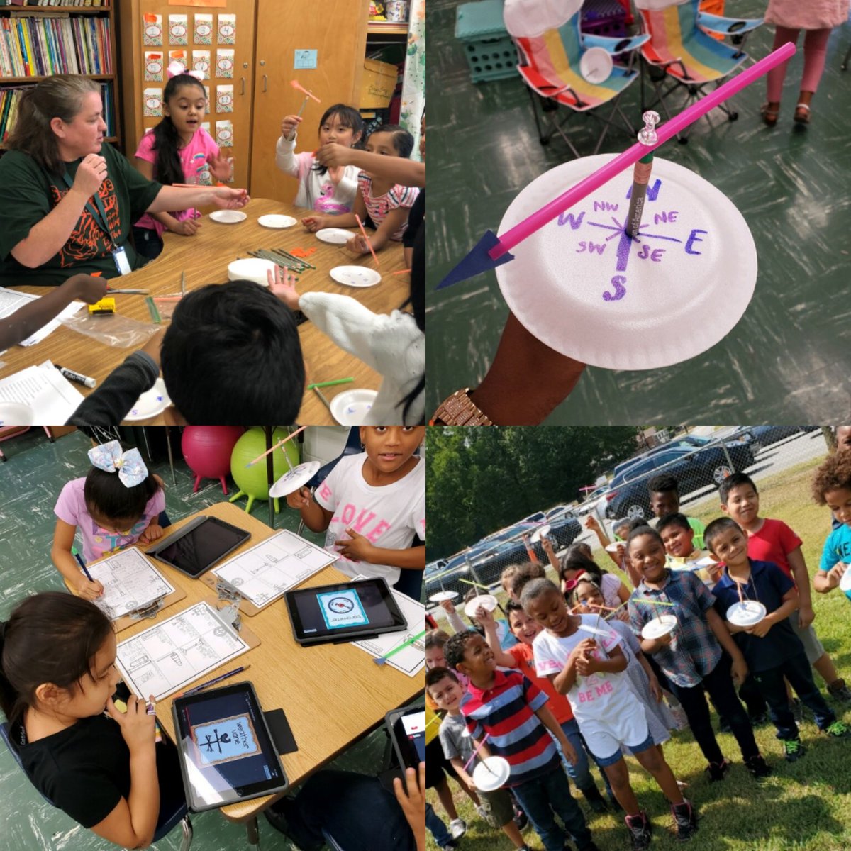 TeacherKPaggett's tweet image. @robinGoodson7 and @ThatTeacher07 rocked their science lessons out this afternoon! Learners were having a blast creating and learning about weather instruments! Way to go ladies!!! #KeepTheLearningAlive #learningisfun #SimplyExceptionalSchool