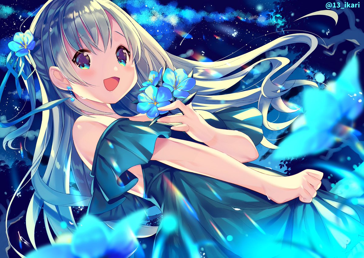 初音ミク 「#9月になったのでフォロワーさんに自己紹介しようぜ
ボカロとオリジナル中心に絵描」|いかりのイラスト