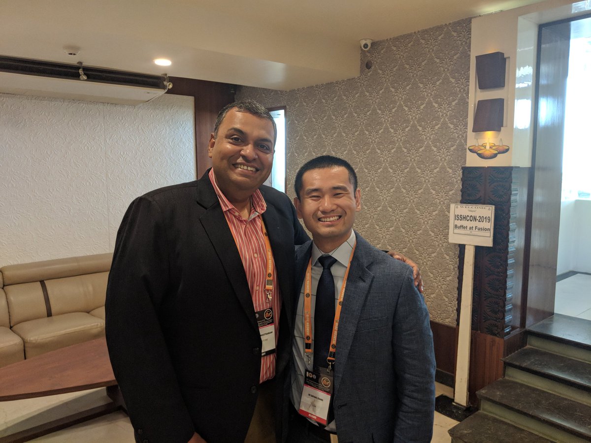 DafangZhang's tweet photo. @Harimicro thank you for a wonderful talk on the management of adult brachial plexus injury! #ISSHCON #ISSHCON2019 https://t.co/I5Gdk9fPUX