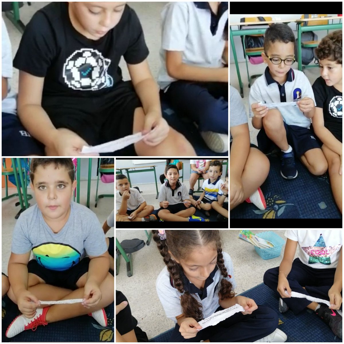 Yasminalou's tweet image. To build stronger relationships, 3rd graders used &quot;The Snowball Fight&quot; strategy to answer questions that tell about their passion, their wishes, their imaginations, and much more!  #gettingtoknoweachother  @Hhhsinfo @dina_jradi @saharzeidan @DaraziFarah @NadiaBizri