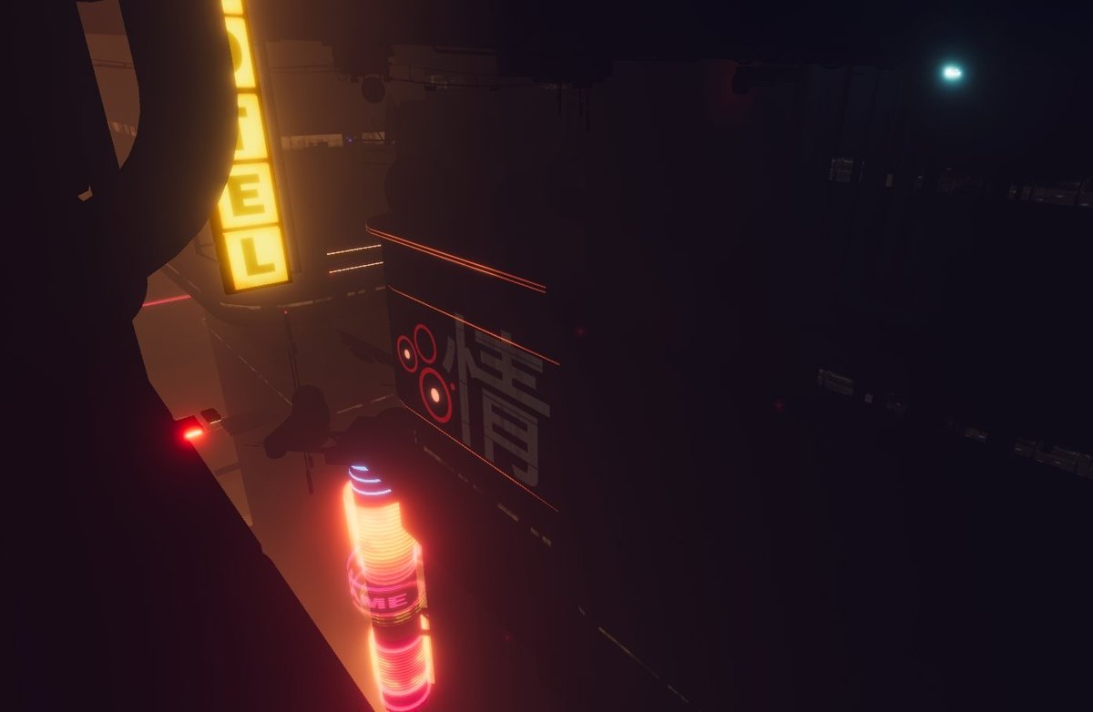 1001vrchat's tweet image. LA2097 Precipice DK2 remastered for vrchat, the view is so good, added some more rain and smog fx vrchat.com/home/launch?wo… #VRChat #bladerunner #cyberpunk #shader #unity3d