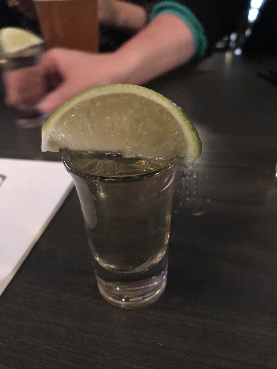 Lisaatdottified's tweet photo. That kinda stung a bit. #tequila #superwatershot #lime #shots! #justone #thankyou #workgettogether https://t.co/alrqhB95Up