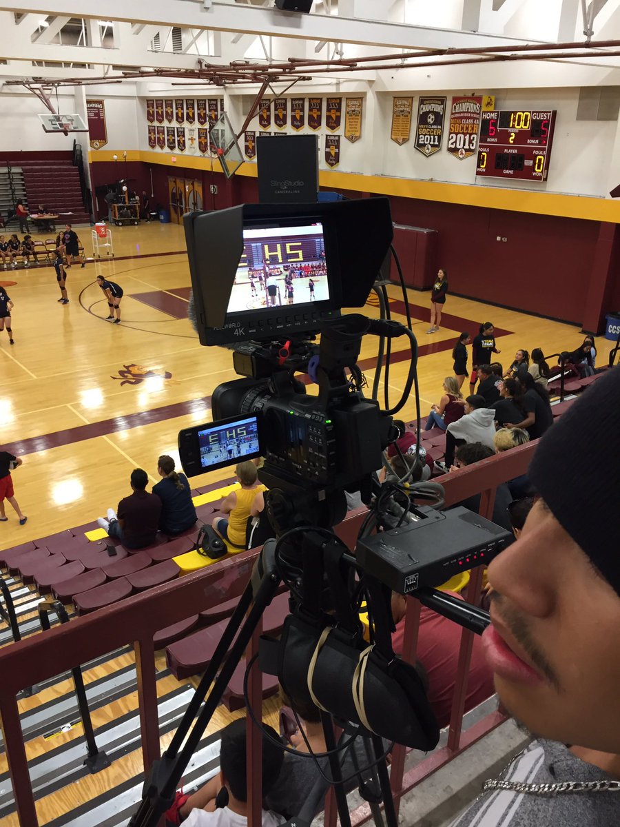 SundevilNetwork's tweet image. SBN crew &amp;amp; video production Ss livestreaming tonight’s volleyball game against Valley HS using @MySlingStudio