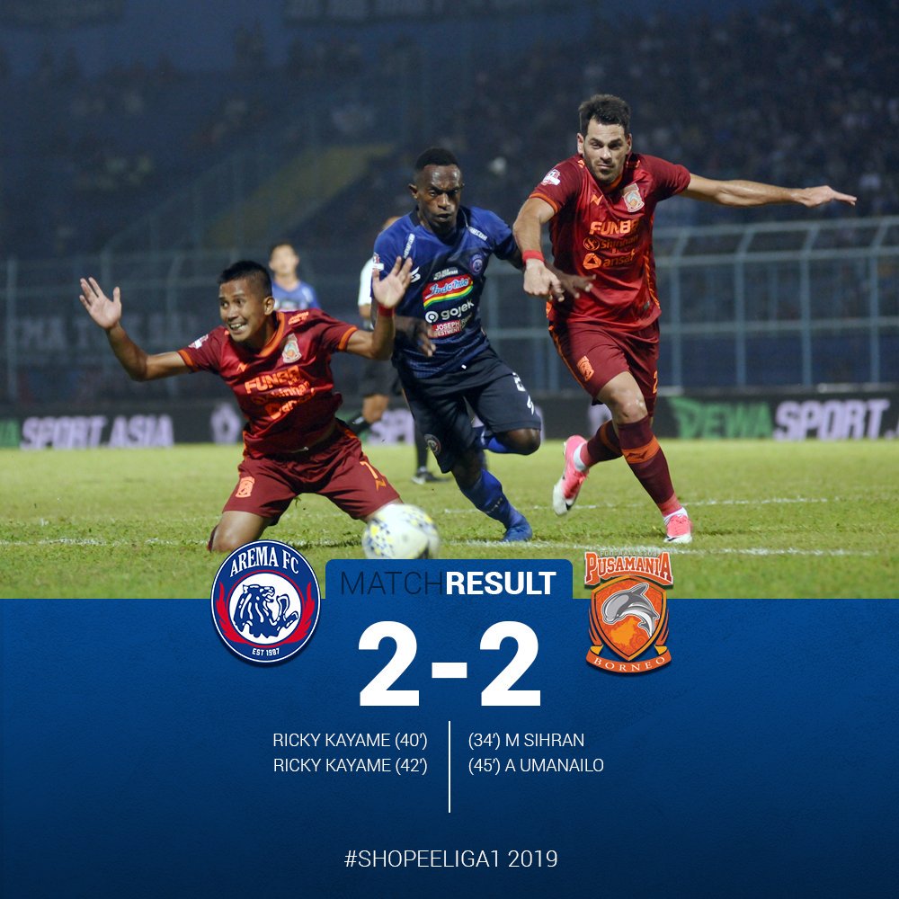 AremafcOfficial's tweet photo. Bangkit💪💪💪 
#kerjakeras
.
🦁🦁🦁
.
💙💙💙
#aremafc #aremania #singoedan 
#EqualityisBlue #shopeeliga12019 #shopeeid https://t.co/rkxL5awgZo