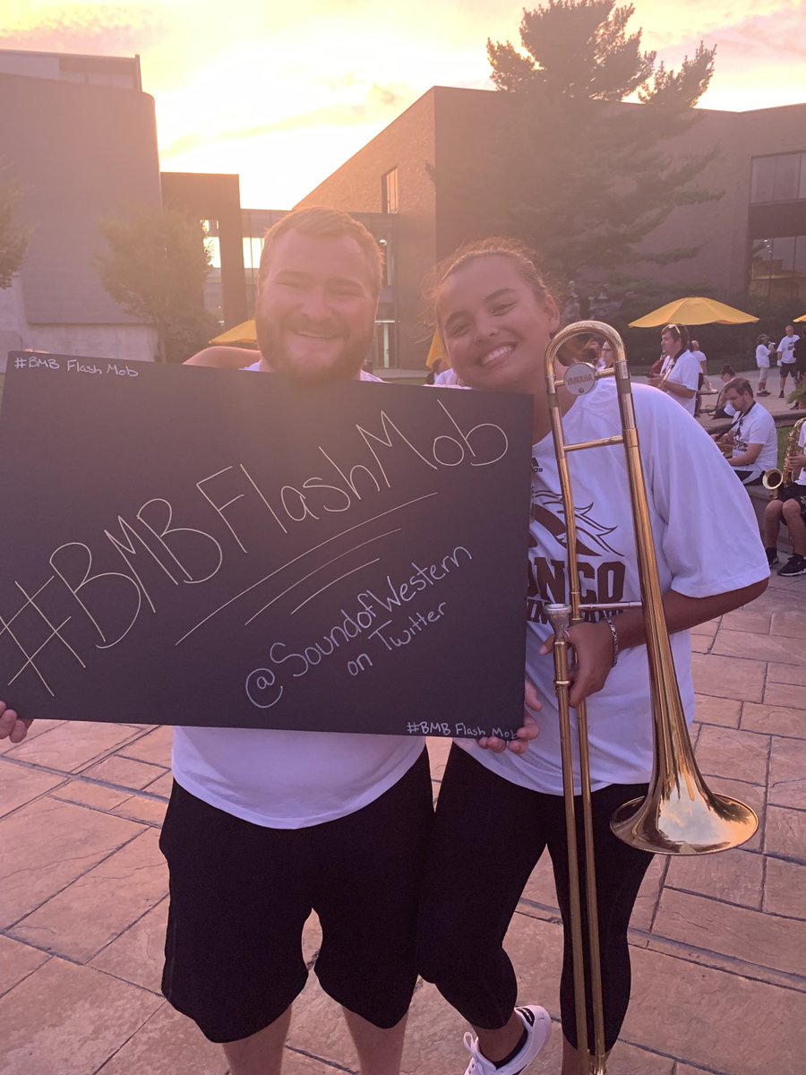 wmubroncobones's tweet photo. Had a BLAST at the first ever #BMBFlashMob !!! https://t.co/oU1rm6IRky