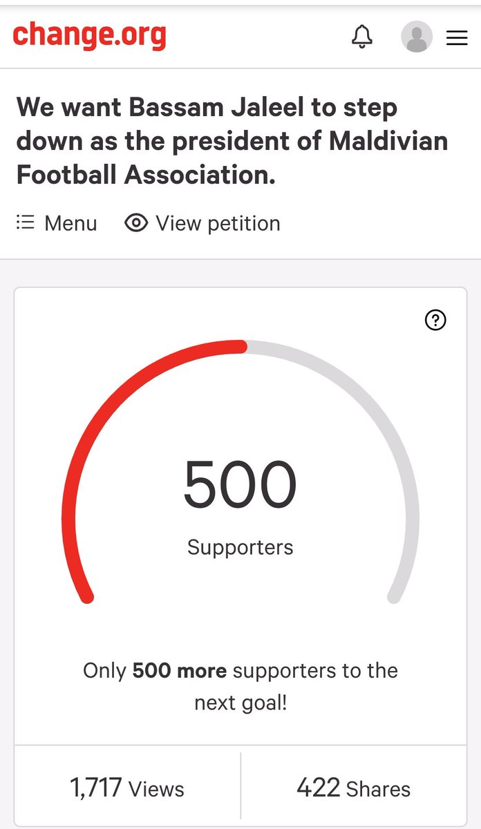 ihuthiram's tweet photo. Woohooo, finally 500!! Hiy vareh kohggen mikahala meehun beyleyni, sign up y'all!! #BassamNoonGotheh #SegrtOut #ReformFAM https://t.co/2KJMhthbtE