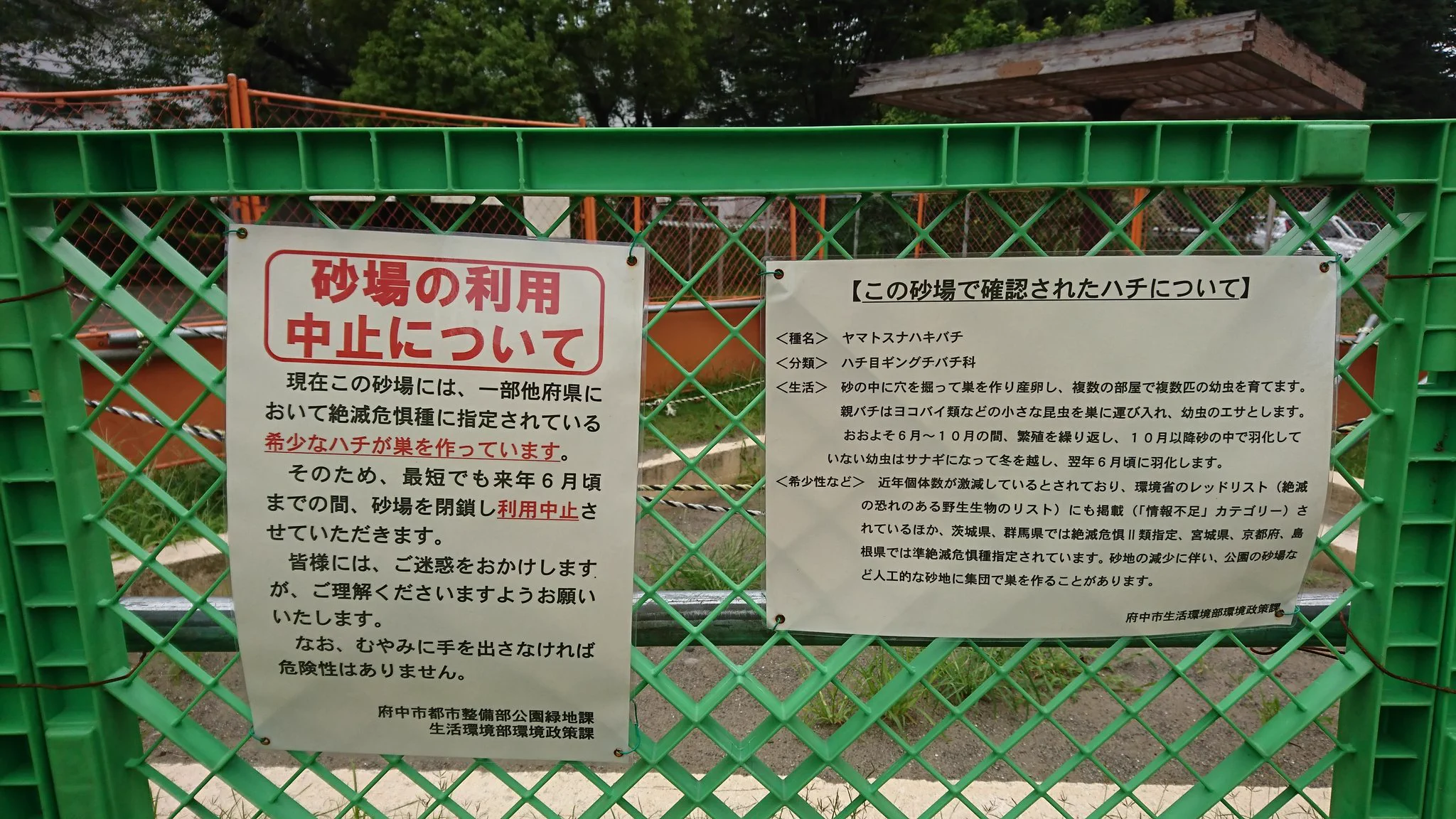 公園の砂場が使用禁止！まさかの理由に納得。