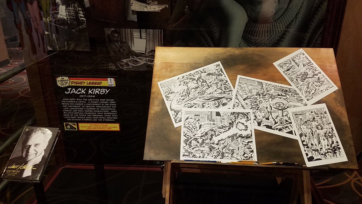 KirbyKrackleArt's tweet photo. #SaturdayMorning #SaturdayMotivation @disneyworld #eternals #kirby exhibition #disneyworld https://t.co/pgiFFeC6oB