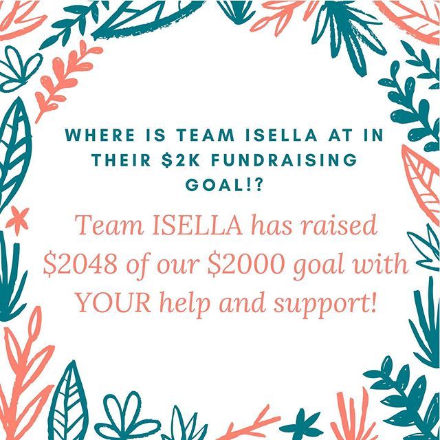 WE MADE IT. Let’s see how much we can raise past our goal! THANK YOU SO MUCH FOR ALL OF YOUR SUPPORT! Let the climb begin! .
.
 #isellasalonspa #downtownbremerton #shoplocal #supportsmallbusiness #salonlife #spalife #thecurestartshere #research #cancer #… ift.tt/2AtfeGF