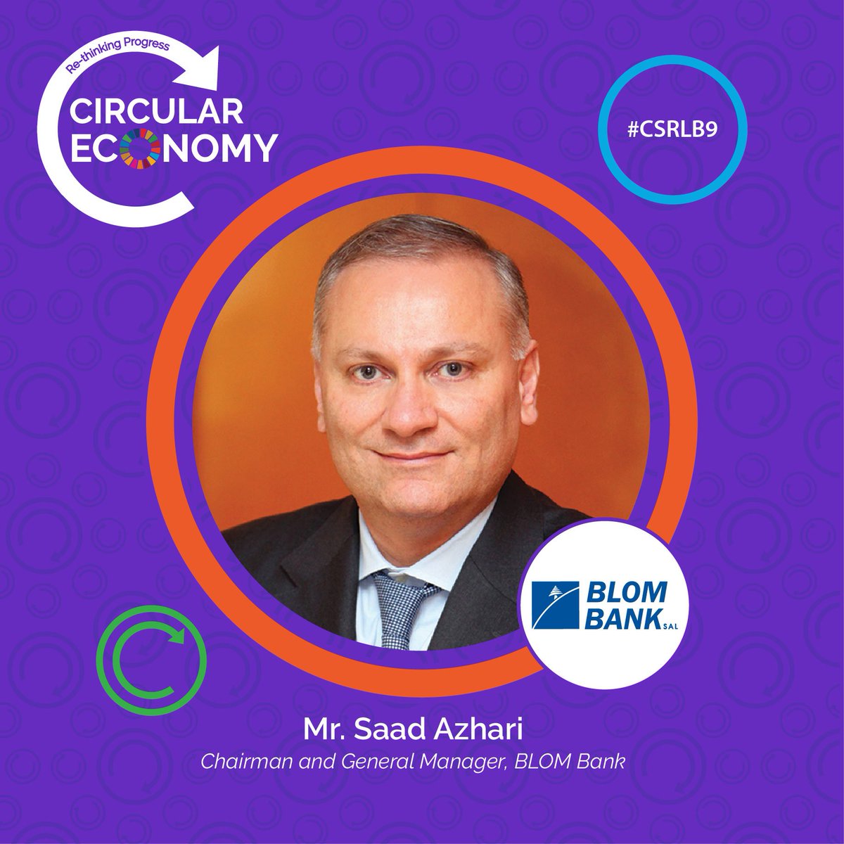 csrlebanon's tweet image. Long-term partnerships and support cannot go unmentioned. We are truly grateful for the long-term and on-going support from our strategic partner @BLOMBANKLebanon and welcome Chairman Mr. Saad Azhari as key speaker in the Opening Ceremony to the 9th #CSRLEBANON FORUM #CSRLB9