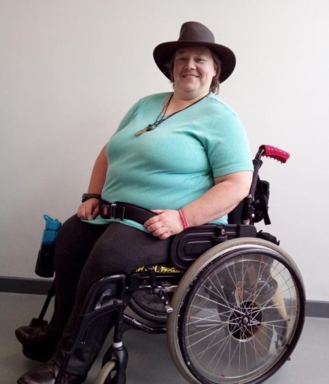 DisabilityGet's tweet photo. "I got an idea for the spikes from a wheelchair user selling them on & now i make them for my friends" Sarah
The spikes are not there to harm but to protect her from the damage that others can do without thinking
#GetDisabilityRight
@NUDIPU @foundation4da @MMyjourney @socialpwds https://t.co/aSpfIQtQ96