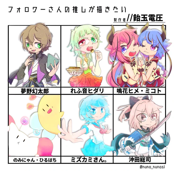 #フォロワーさんの推しが描きたい 
できました ありがとうございました～ 