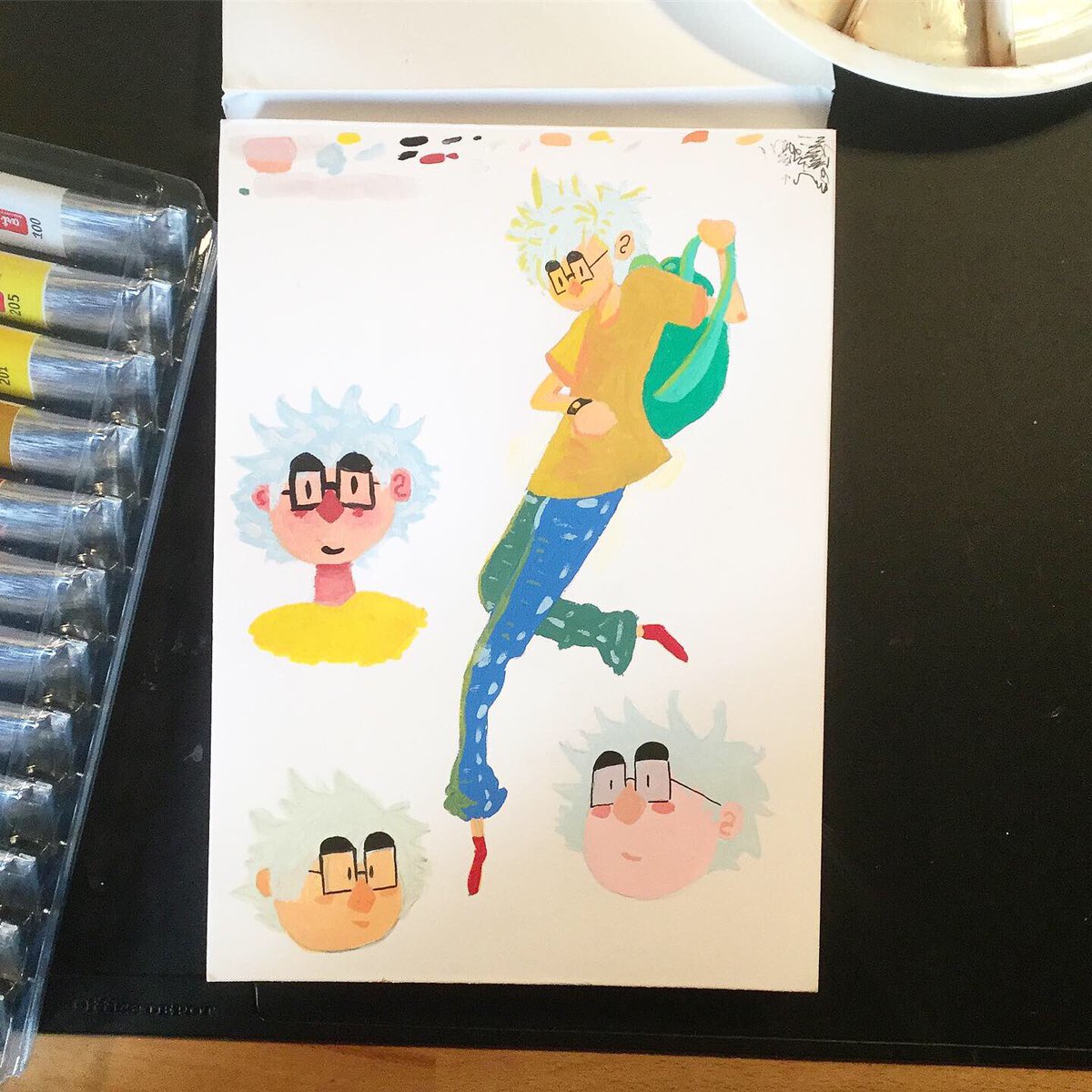 SnitchArt's tweet photo. Miya gouache 
•
#art #artwork #artist #illustrator #illustration #drawing #draw #miyazaki #oc #owncharacterart #owncharacter #originalcharacter #gouache #gouachepainting #painting #traditionalart #traditionalpainting #paint #traditionaldrawing https://t.co/SGe5uphxlX