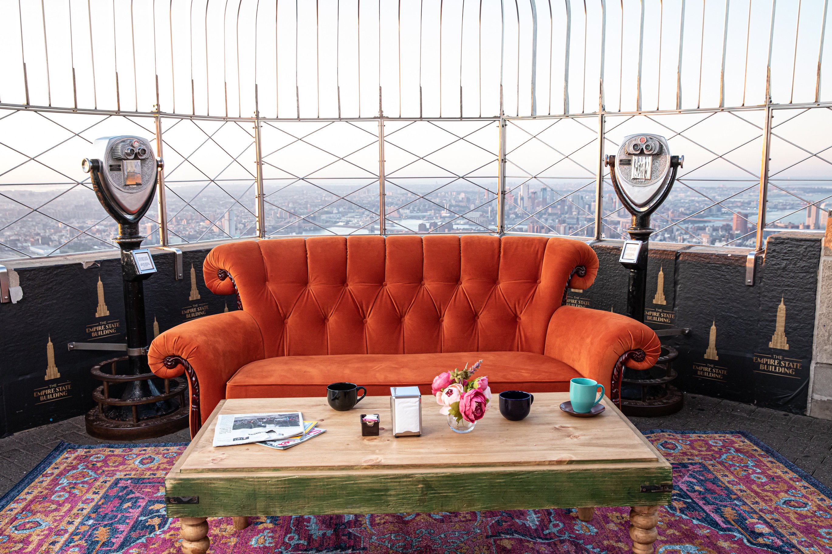 Sit on the Iconic Couch from 'Friends' Atop the Empire State Building (and  Other NYC Spots) - Untapped New York