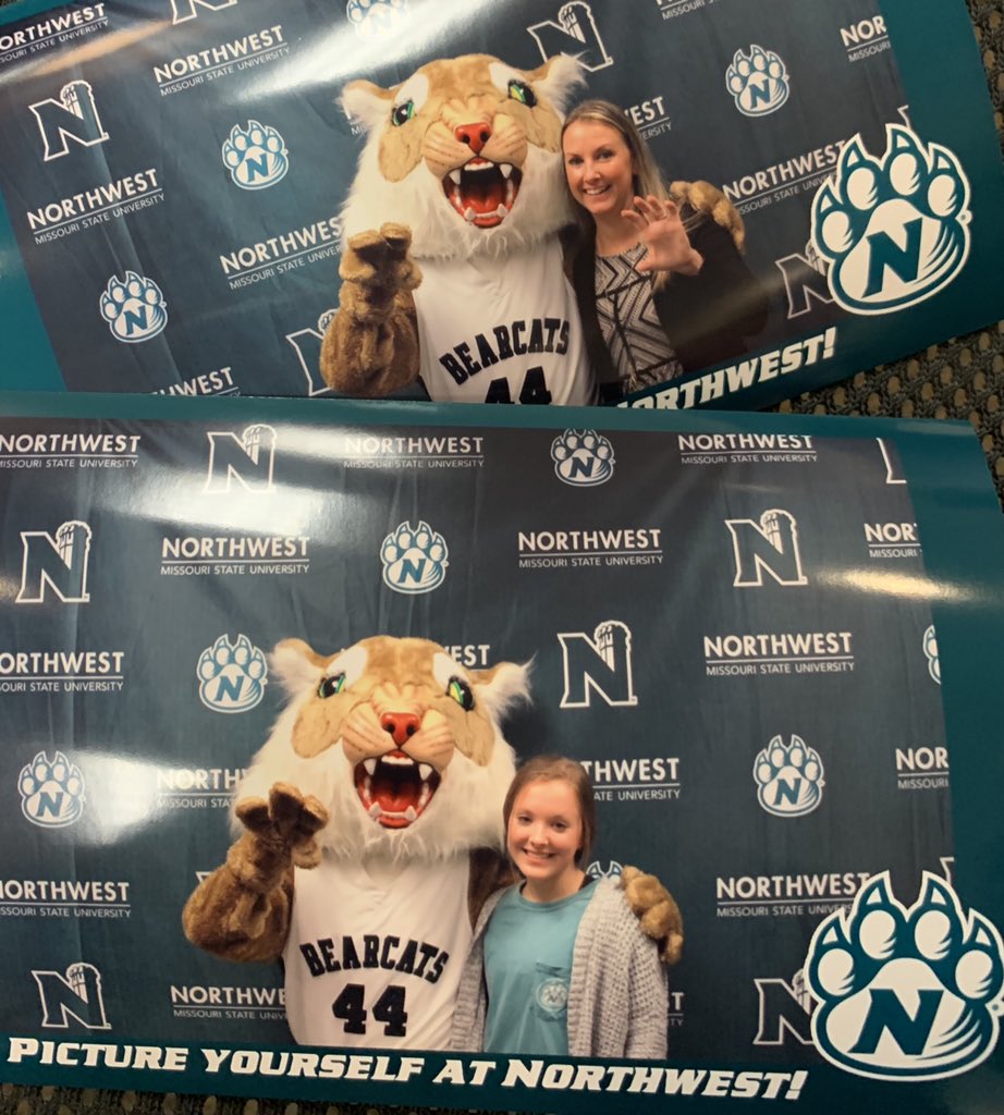 themrsbowers's tweet photo. Campus Visit at @NWMOSTATE!! Will there be another Bowers Bearcat???? #collegebound #seniorstuff #OABAAB ๐๐ https://t.co/qef6p15u6Q