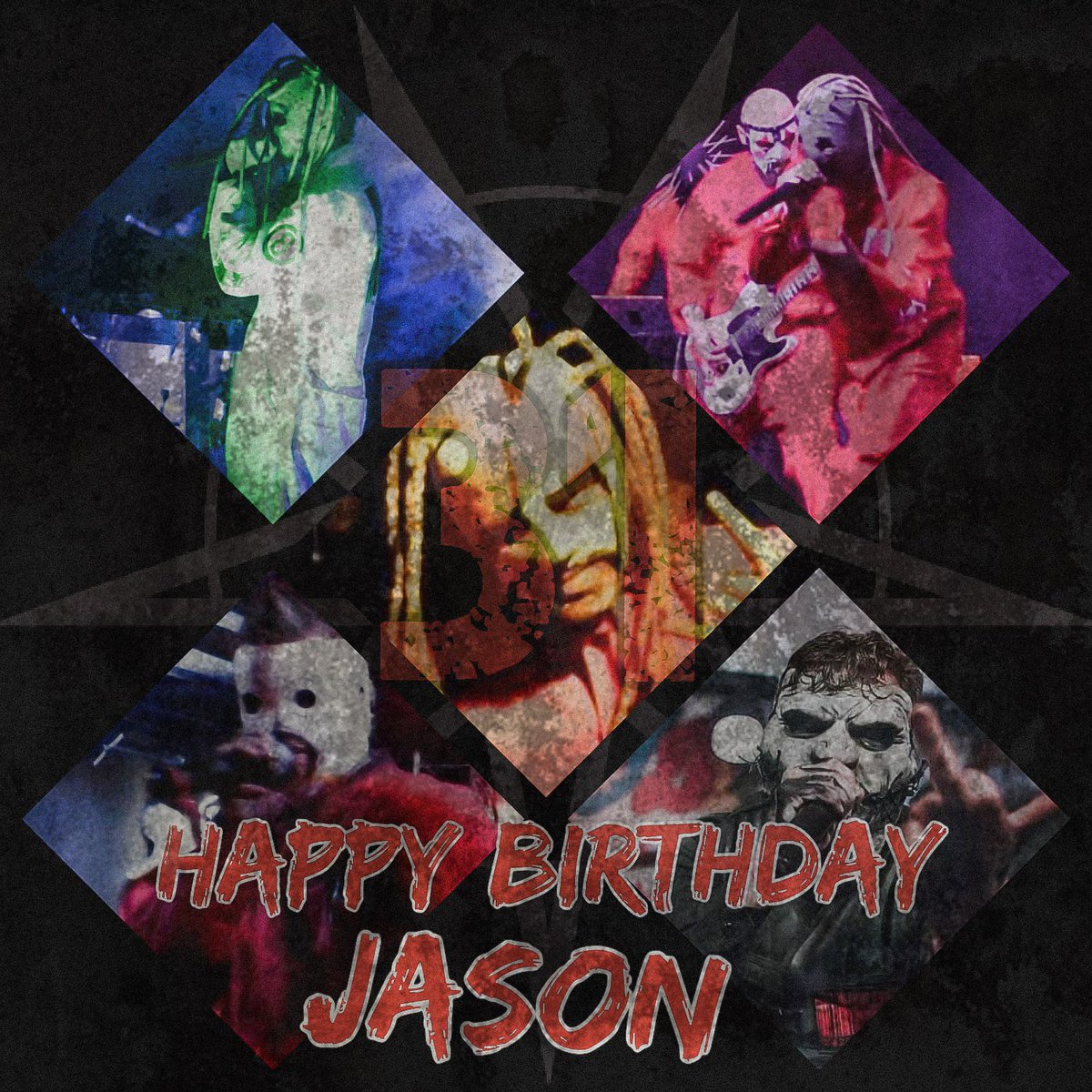 Happy Birthday to our frontman🎤, the great big MOUTH No.8 Jason! 🤘🎂🤘 #Slipknot #Sic #ChicagoSlipknotTribute #BirthdayBoy #GreatBigMouth #HappyBirthday