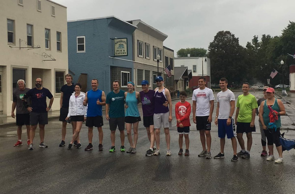 VibrantClinics's tweet photo. These participants (including Dr. Miller and his son)  braved the rain to be powered by health and wellness at Spring Valley Dam Days. #poweredbyhealthandwellness https://t.co/S8qH3a8vo1