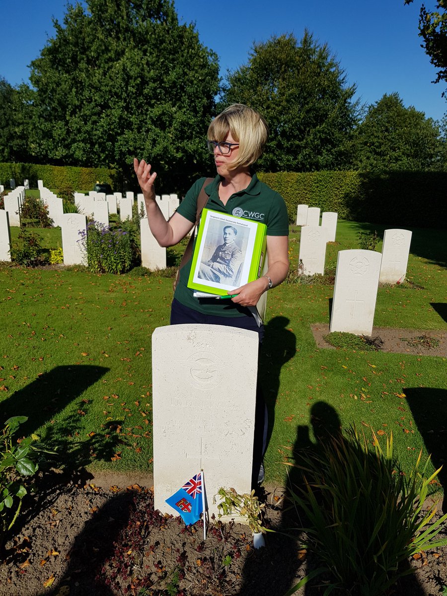 PudseyCenotaph's tweet image. Fantastic tour of @CWGC  #Stonefall Cemetery, Harrogate, ably guided by @ElizbethjmSmith. Fascinating, informative and humbling #LestWeForget