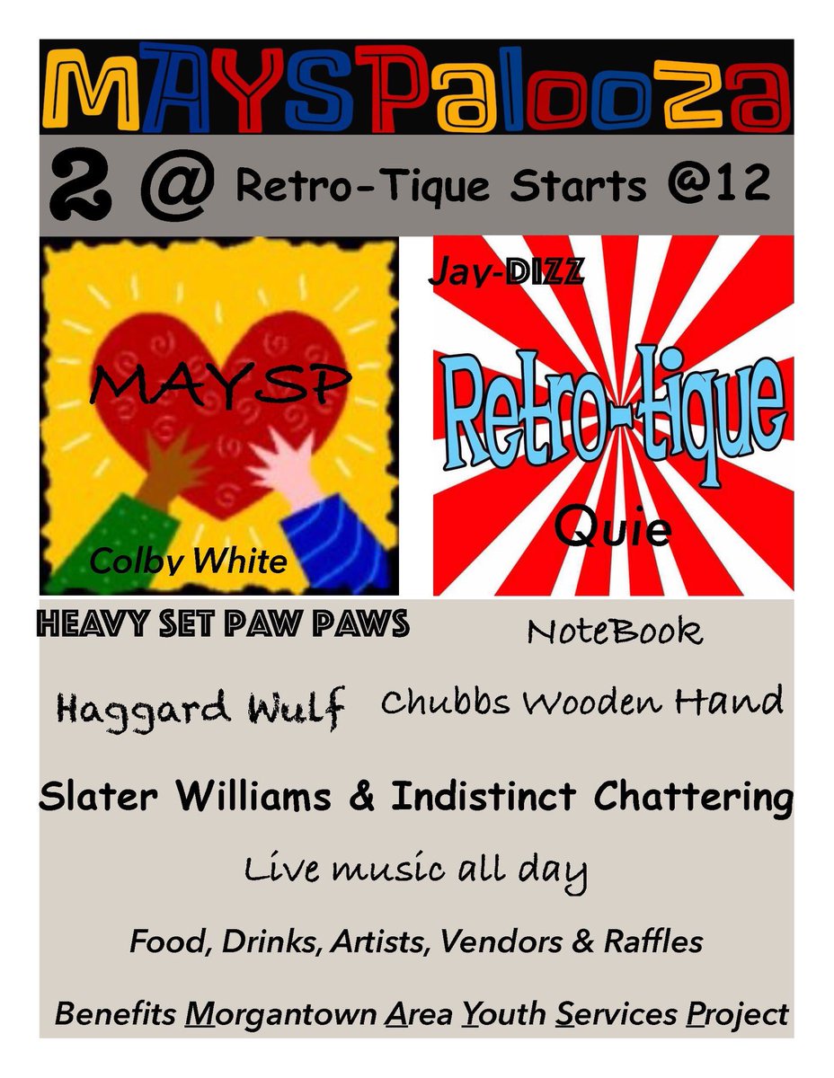 CyrapisJr's tweet image. COME BRING THE FAMILY TO THE 2nd ANNUAL MAYSPALOOZA!! THERE WILL BE VENDORS FOOD LIVE ENTERTAINMENT RAFFLES AND MUCH MORE!! COME JOIN THE FUN AND HELP US HELP OR COMMUNITIES YOUTH