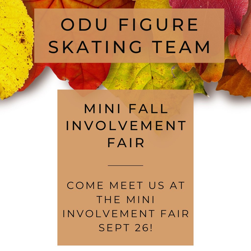 ODUfigureskate's tweet photo. #odu #involvement #odusports https://t.co/4FgKjbQ0Vj