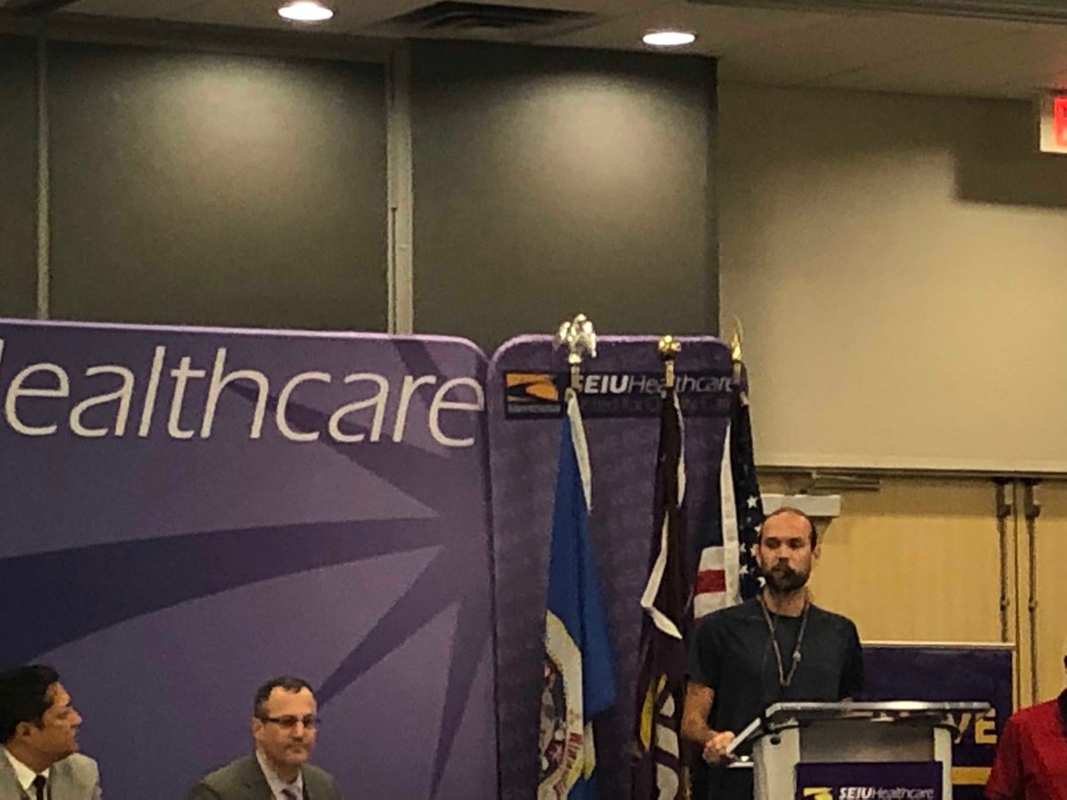 Proud of the work Corey Van Denburgh does as Vice President of the Home Care Sector of ⁦@SEIUHCMN⁩ #UnionStrong #whenwefightwewin #homecarecrisis