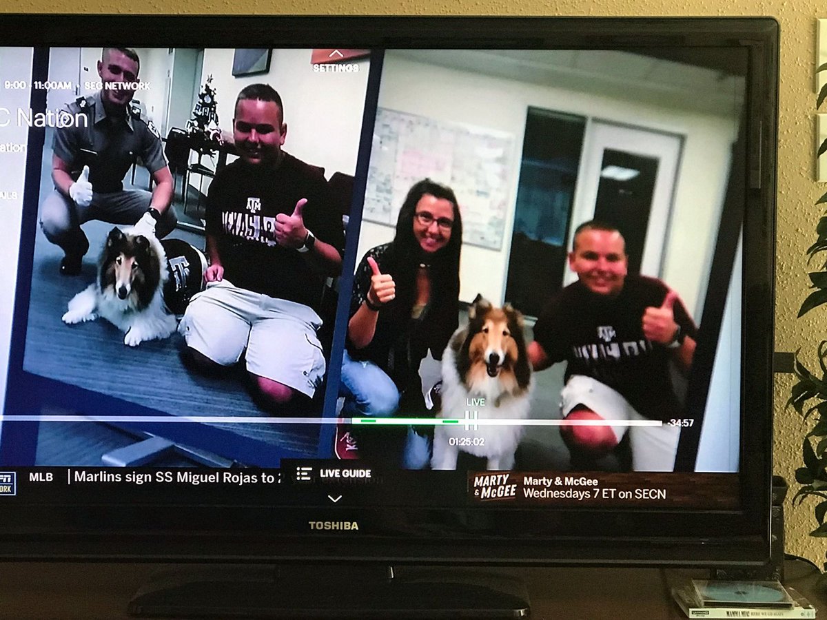 I just got featured on national TV with <a href="/reveille/">Reveille X</a> #SECNetwork #BTHOAuburn