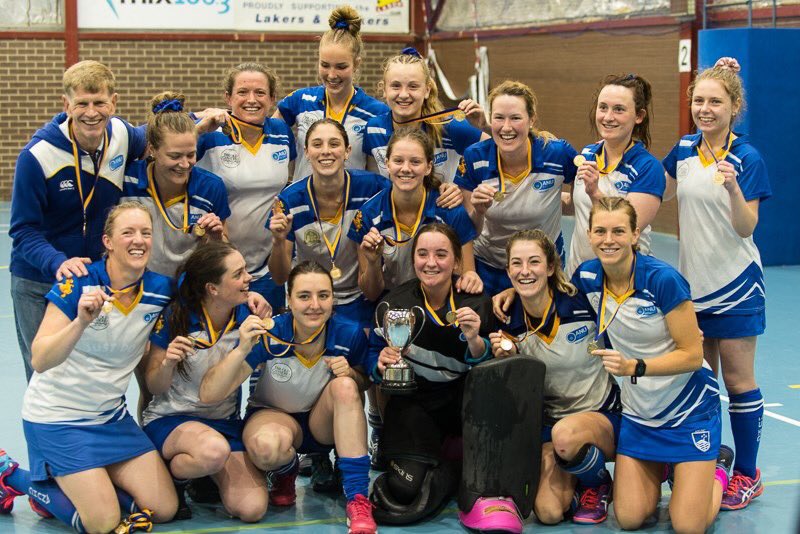 ANUHockey's tweet photo. Absolutely fantastic weekend for ANU Women’s hockey, winning both the CL1 and CL2 Grand Finals! Thanks to all who played, coached and umpired for us this season, and all who supported us right to the final whistle! You’re all amazing 💙 @hockeyACT @ANUsport https://t.co/9NUyLaTtvA
