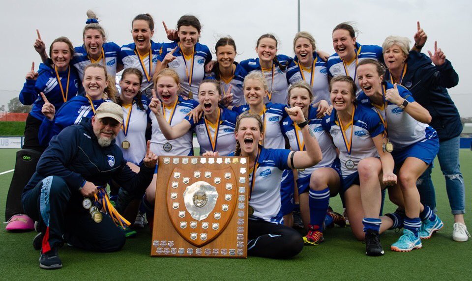 ANUHockey's tweet photo. Absolutely fantastic weekend for ANU Women’s hockey, winning both the CL1 and CL2 Grand Finals! Thanks to all who played, coached and umpired for us this season, and all who supported us right to the final whistle! You’re all amazing 💙 @hockeyACT @ANUsport https://t.co/9NUyLaTtvA
