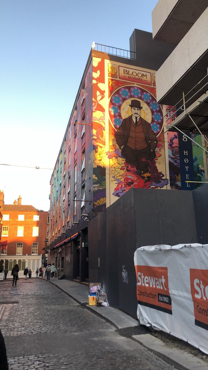 val_mcgrane's tweet photo. Wonderful walking tour of Temple Bar last night with @WillStLeger checking out amazing street art for @CultureNight https://t.co/vFOkpYIg5e