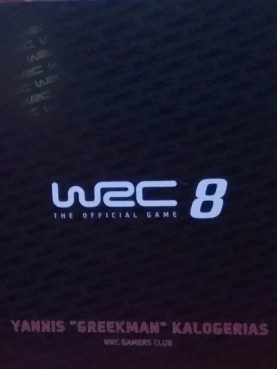 goGreekman's tweet photo. Time for some #WRC8 ....game  ffb is great with. my #Thrustmaster equipment 
##ThrustmasterRally #SimRacing #SimPassion #ADAMforce rig https://t.co/vRL5vQROnr