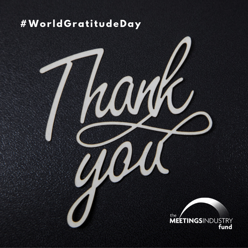 MeetingsFund's tweet photo. We're grateful for the support fellow #eventprofs have given to each other through the difficult times! Let us know what you are grateful for 💬 #WorldGratitudeDay https://t.co/qrdWH1Aq2z