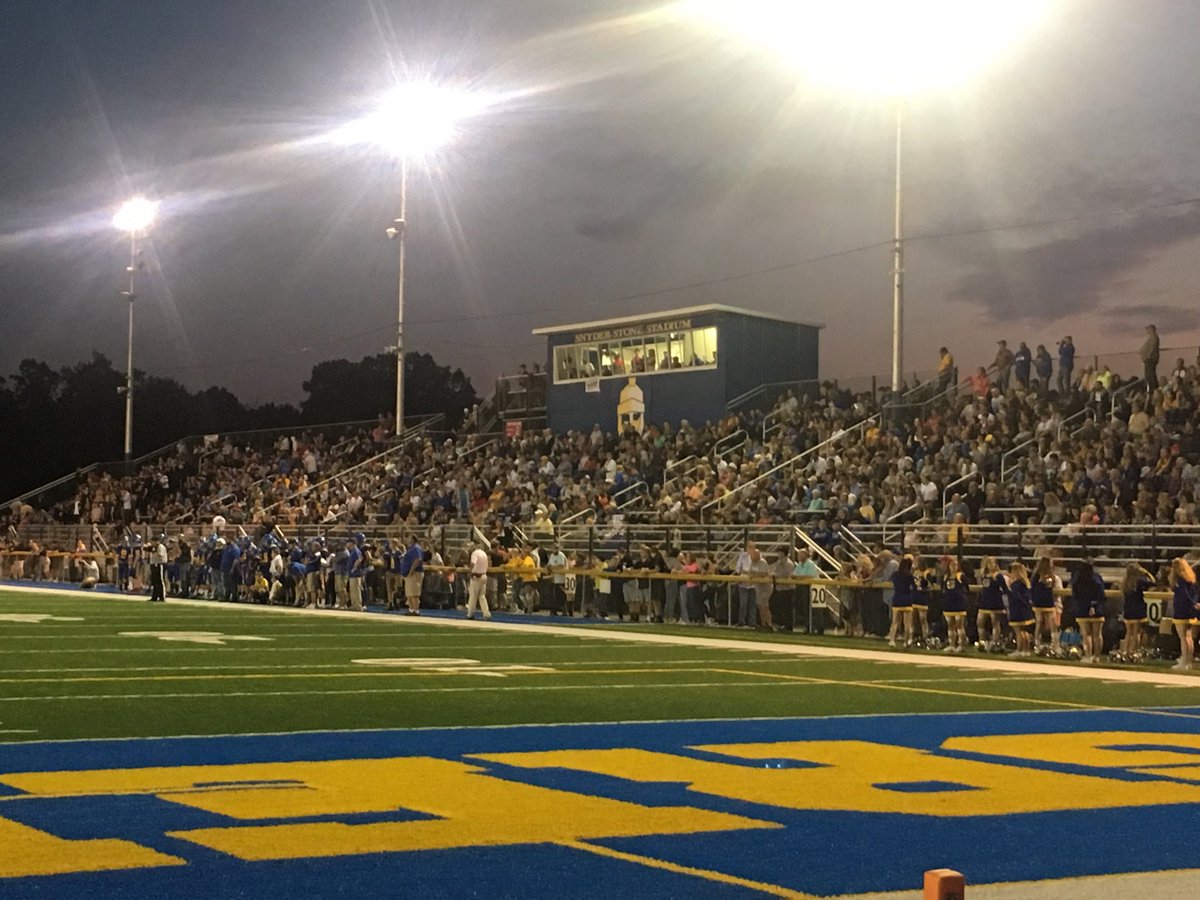 A great Homecoming crowd cheers on the Trojans on Friday, September 20th!