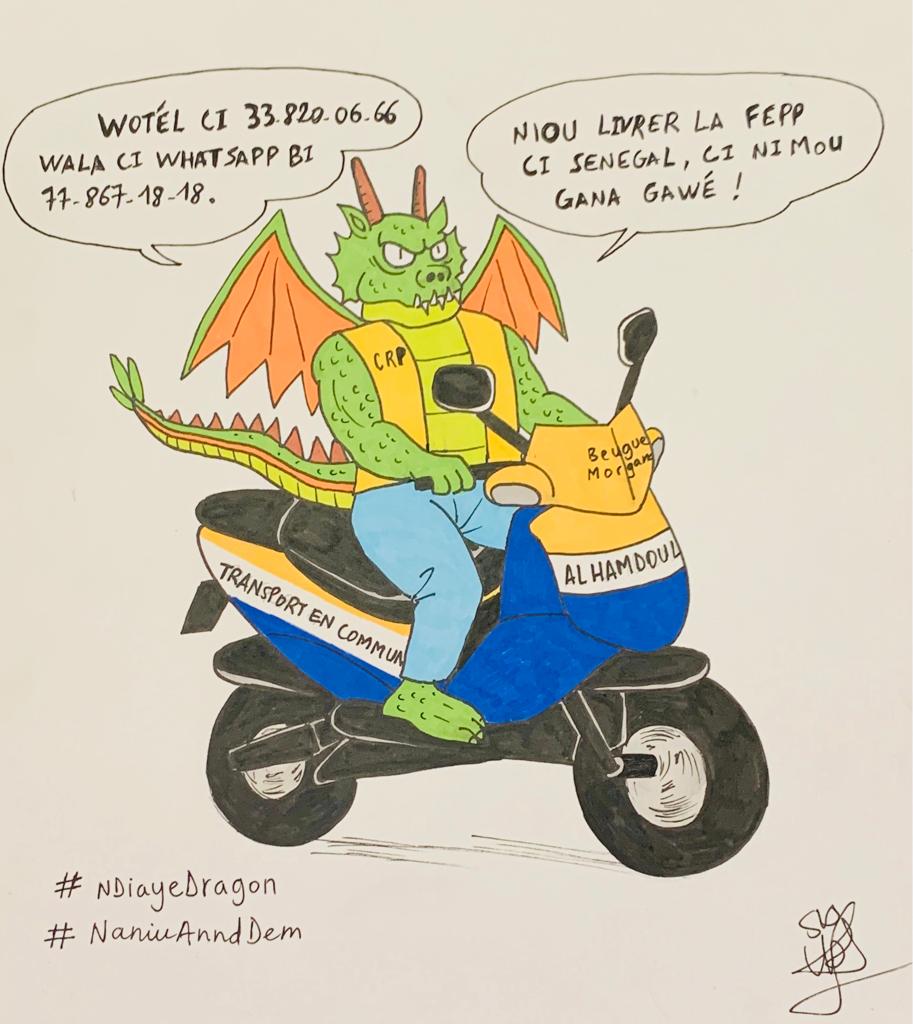 @CRPAFRICA numéro 1 de la livraison au Sénégal.
#NaniuAnndDem
#kebetu 
#Tl221
#NdiayeDragon