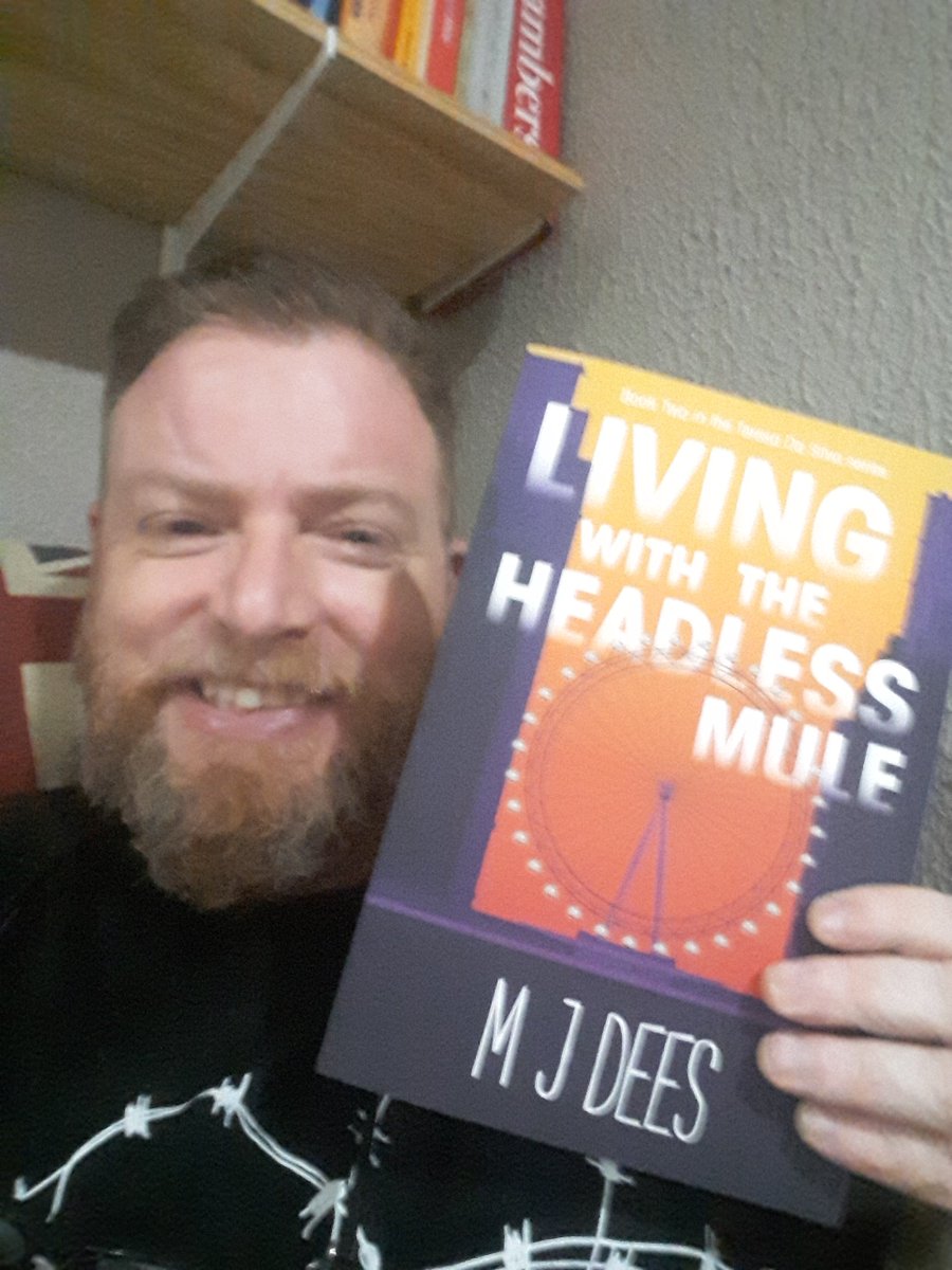 My author copies have finally arrived. #headlessmule #book