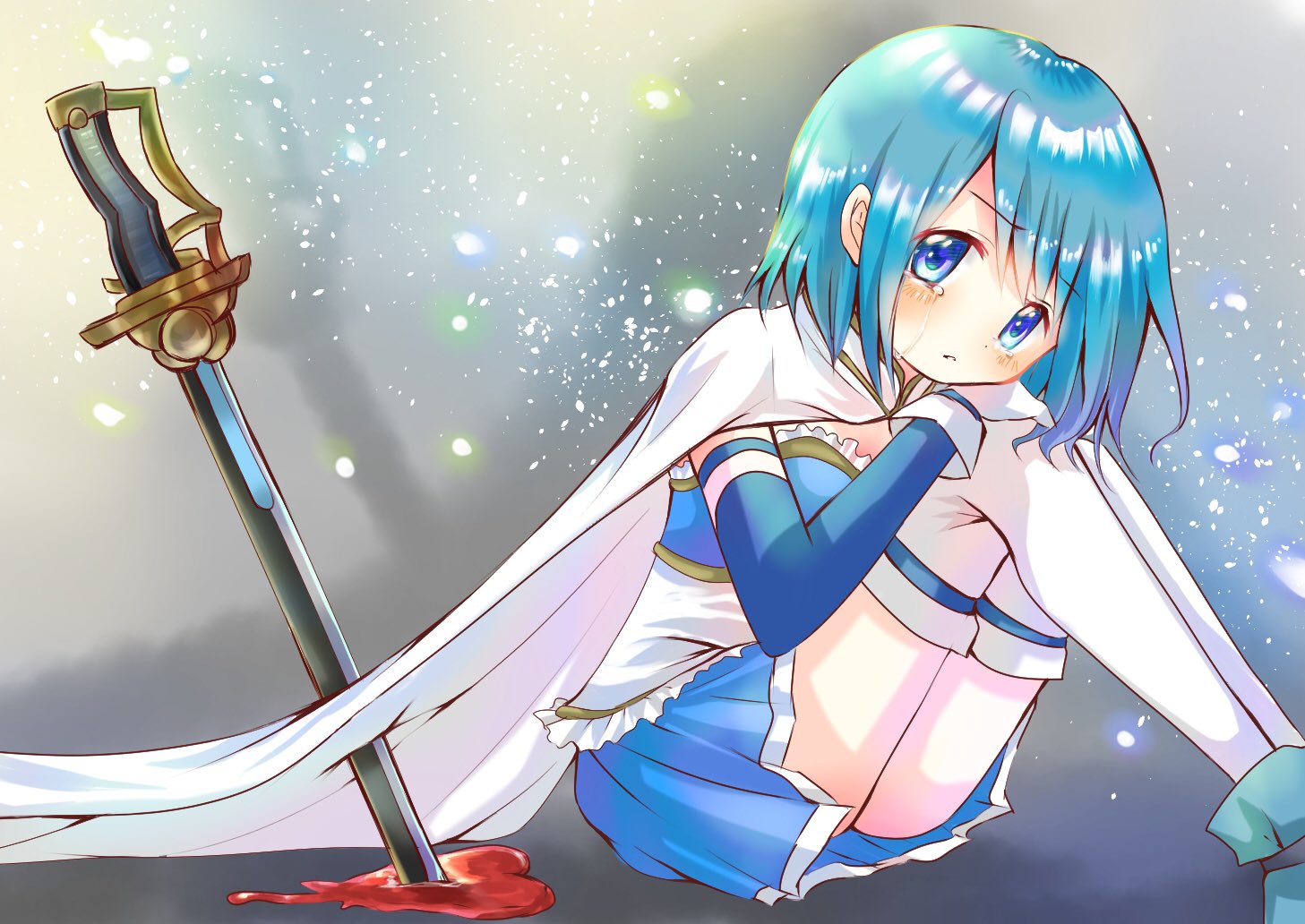 星影ワタル Sur Twitter イラスト 魔法少女まどか マギカ 美樹さやか この祈りは誰が為に 私の希望は泡の中 静かに弾けて消えていく まどマギ T Co Zdueuaw7e9 Twitter