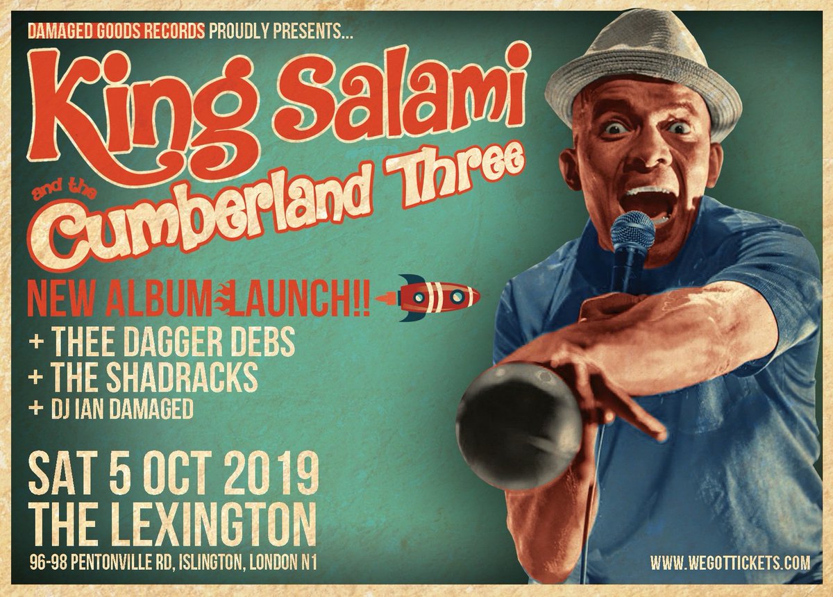 Indiears1's tweet photo. 5 Oct 2019 The Lexington album
Launch!!! @thelexington @KingSalamiTC3 #londonlivemusic #londongigs #kingsalamiandthecumberland3 #thelexington https://t.co/K6hfBHCddp