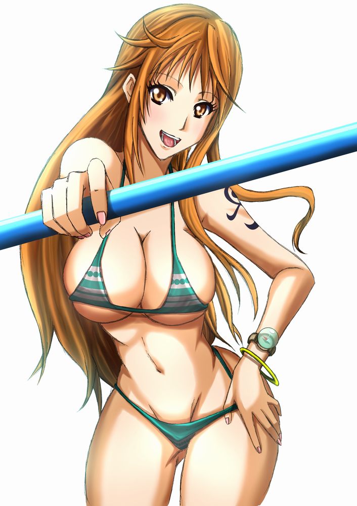 松島央明 ワンピースのナミを描きました ワンピース ナミ イラスト