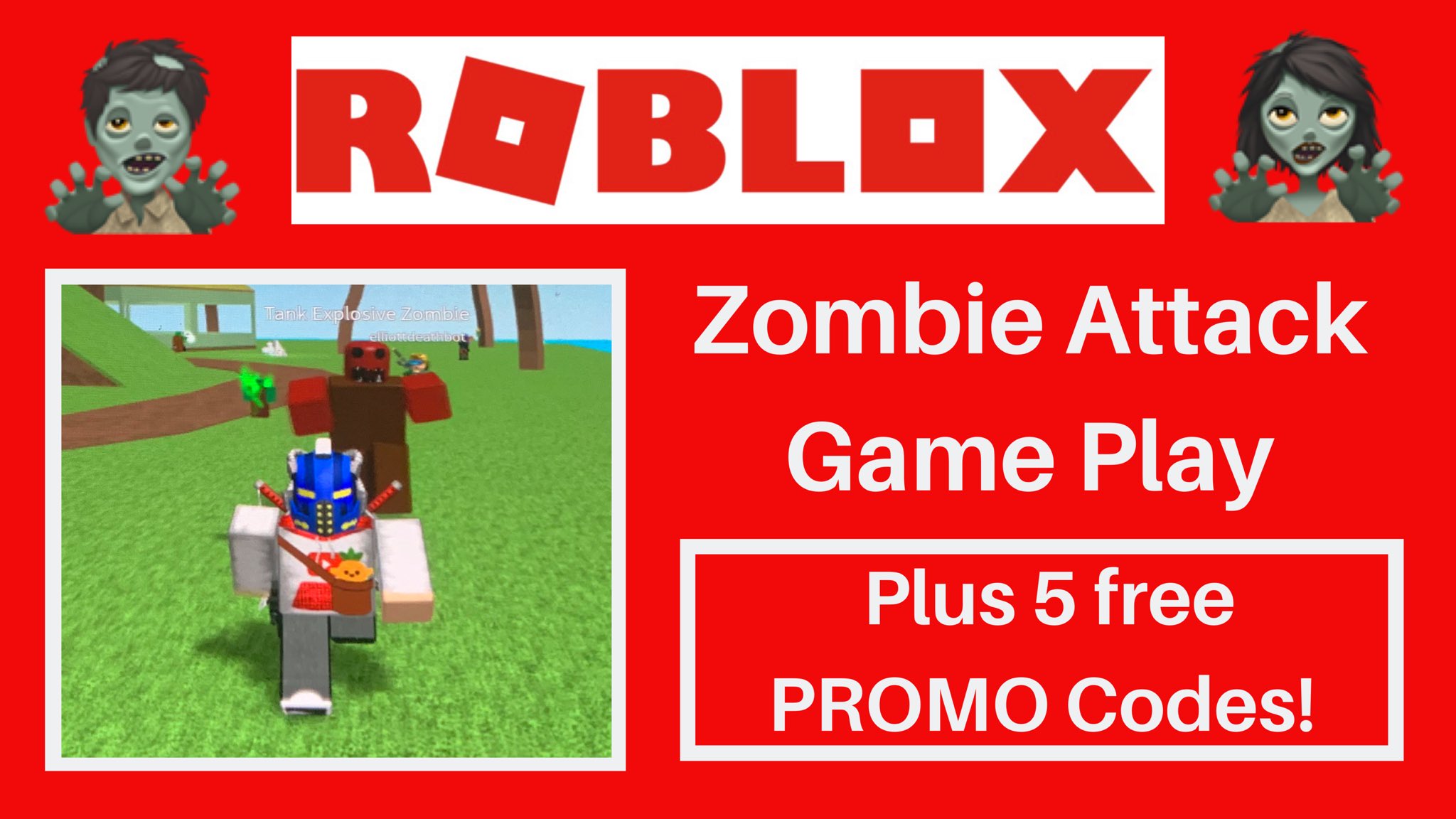 Deathbotbrothers On Twitter Roblox Promo Codes And Zombie Attack