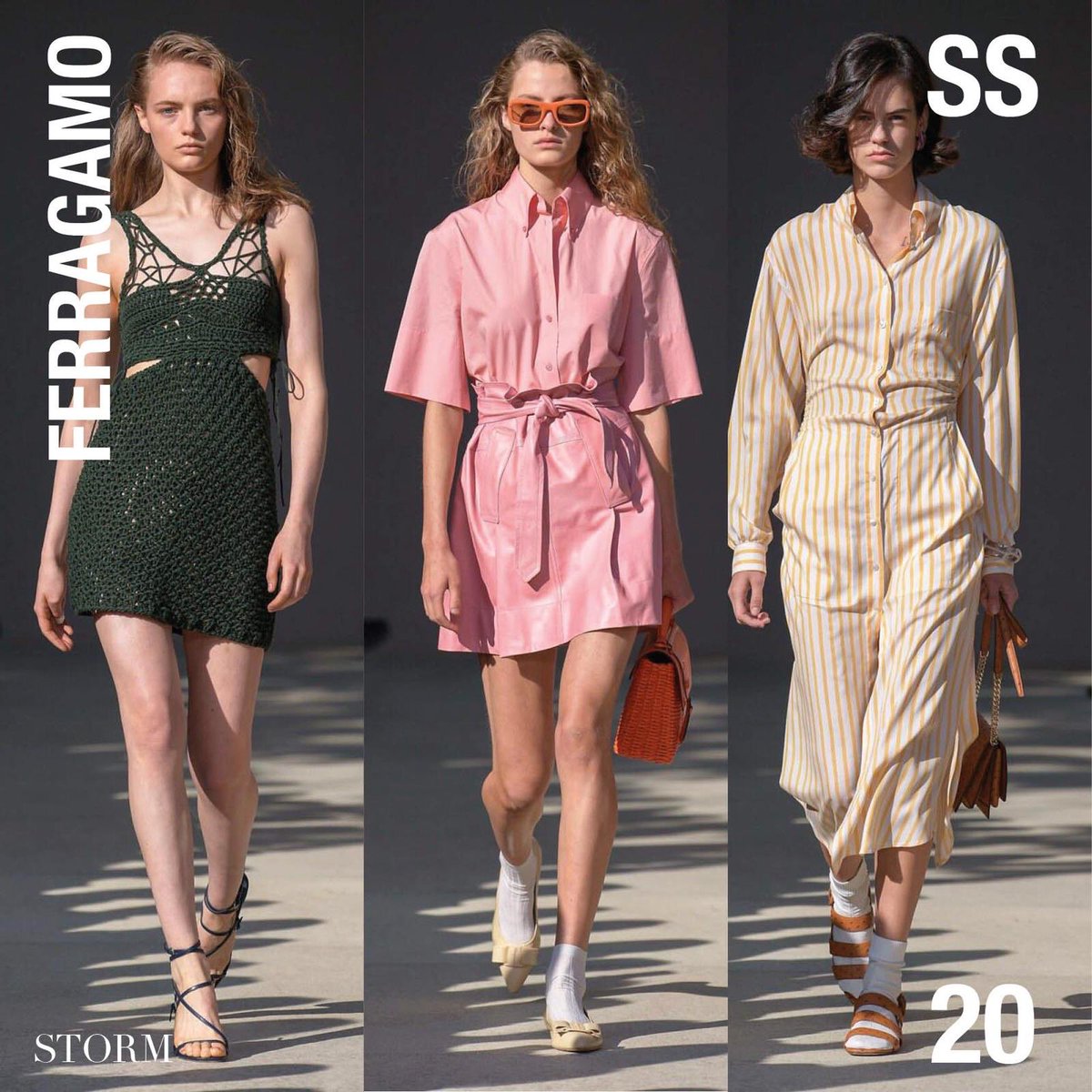 StormModels's tweet photo. #GiselleNorman , @feifei_sun , #LinaZhang , @Fran_Summ , #FeliceNoordhoff, #MiriamSanchez, #Steinberg and #RebeccaLongendyke walking and #HeroFiennesTiffin attending #FROW @Ferragamo SS20
• Styling #JodieBarnes
• Casting #pgdmcasting #FERRAGAMOSS20 https://t.co/l1qX04lQe0