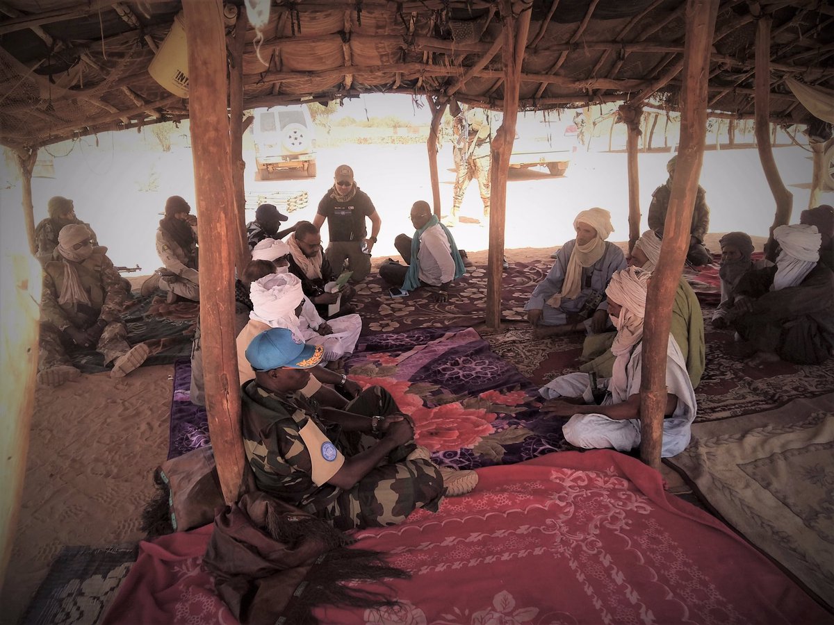 Collaboration between #Mali’s local communities and #MINUSMAForce is always at the heart of our work. Together we are taking steps for a peaceful future. #A4P #ProtectingCivilians #PeaceDay #InternationalPeaceDay #ServingForPeace #ProtectingPeace