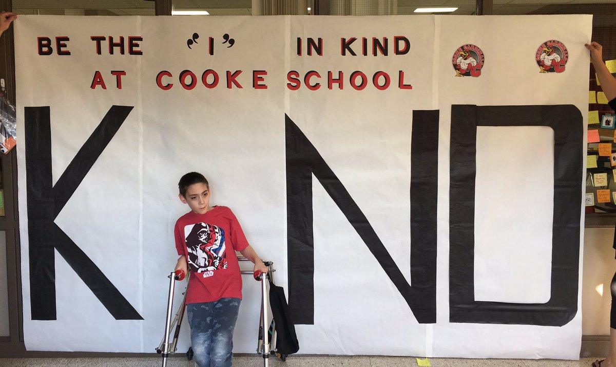 cooke_school's tweet photo. Cooke’s PBIS team knows how to promote what matters!
#1TeamCooke #bekind #SELatwork #NPSWorldofPossibilities https://t.co/XY2djRhat9