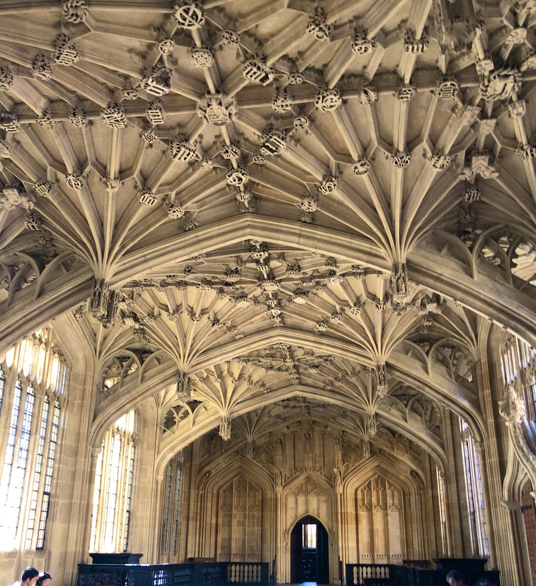 Divinity school yesterday. Glorious sunshine in Oxford - this concert is almost sold out!
#Oxford