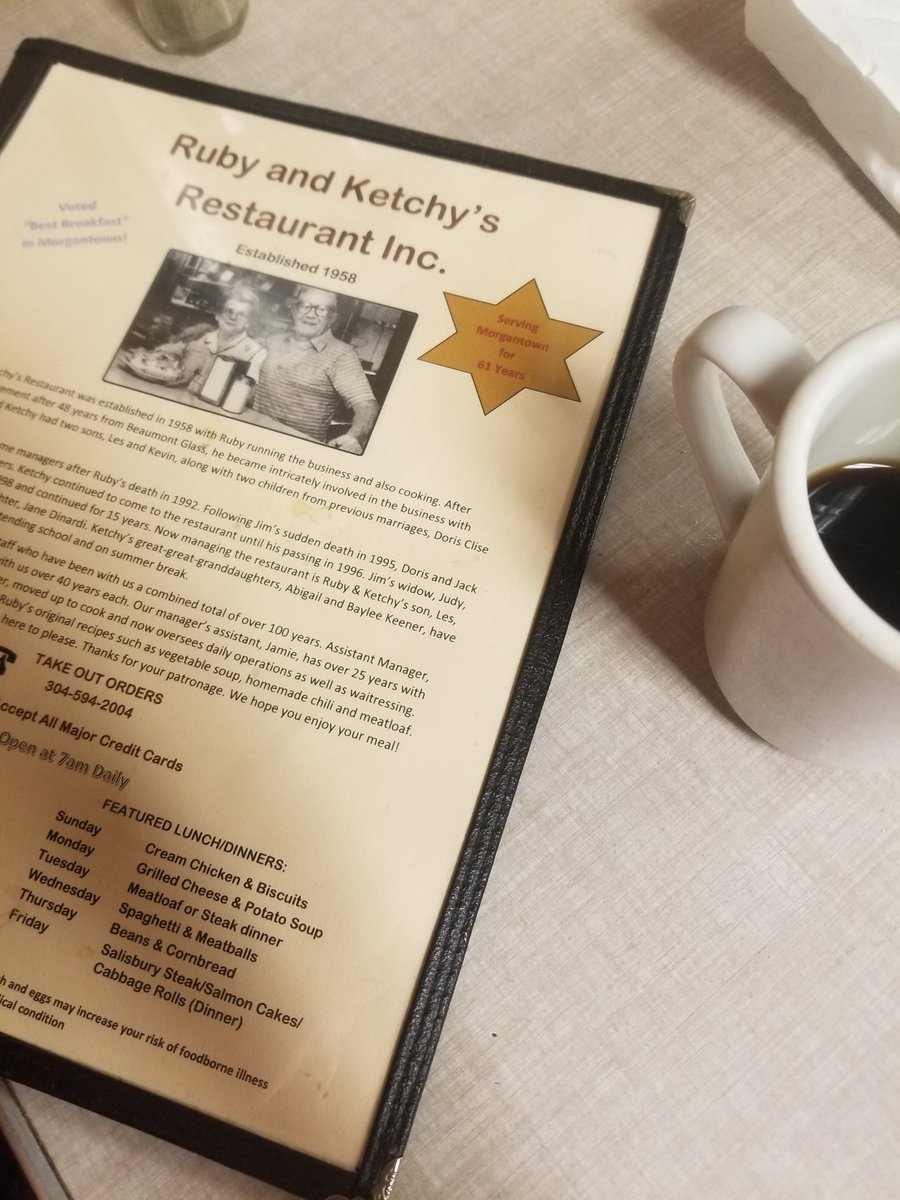 ellenacampbell's tweet photo. In Morgantown for thr weekend to run @MotownMarathon tomorrow! Excited and looking forward to it! First stop: breakfast.
#RunMotown
#YesItsHilly https://t.co/PkEtvbxZlH