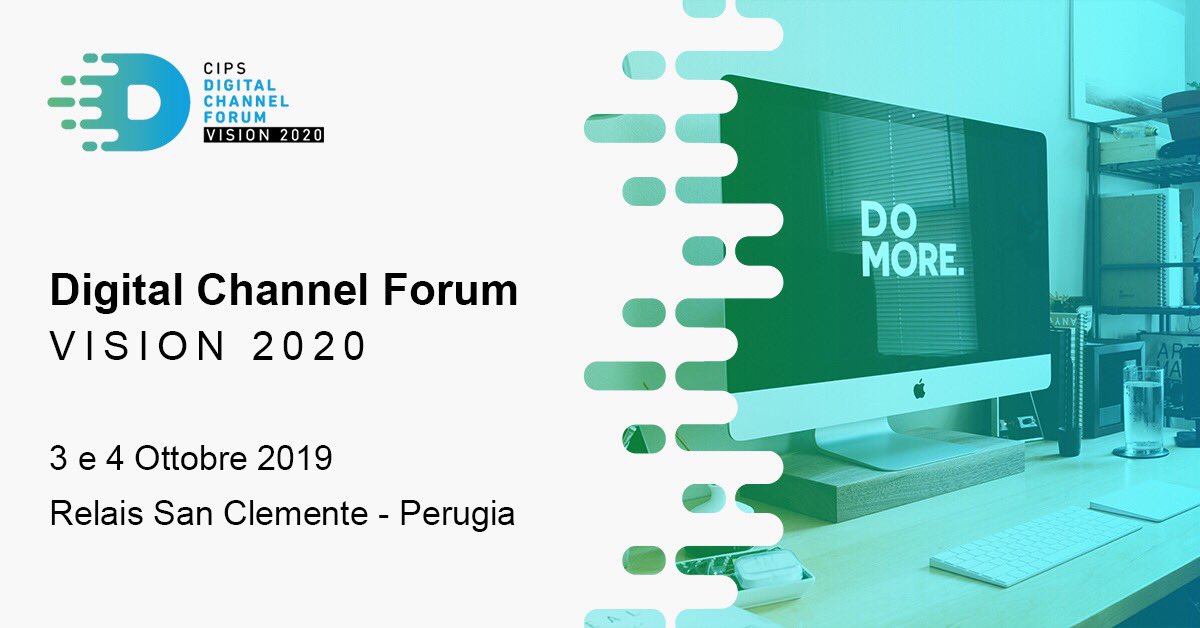 CipsInformatica's tweet image. #Vision2020 sta arrivando! Ti sei iscritto?
cips.it/eventi/digital…
#cipsinformatica
#digitalchannelforum