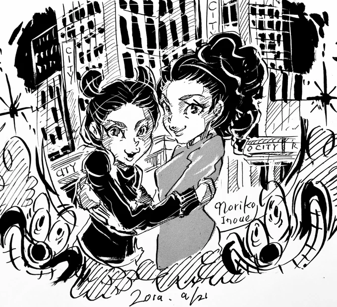 #イノウエノリコの絵

#アナログ画
#イラスト #絵 #アナログ絵
#絵師 #らくがき

#ペン画 #art #漫画イラスト
#イラスト好きな人と繋がりたい
#イラスト好きさんと繋がりたい
#私の絵柄が好みって人にフォローされたい 
