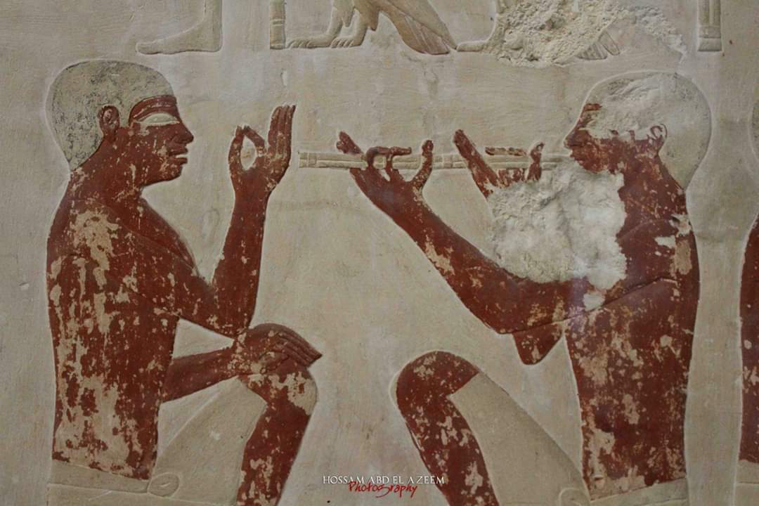 عازف الناي و ضابط الإيقاع ❤
#تصويري 
#Egyptians 
#Egyptology 
#AncientEgypt