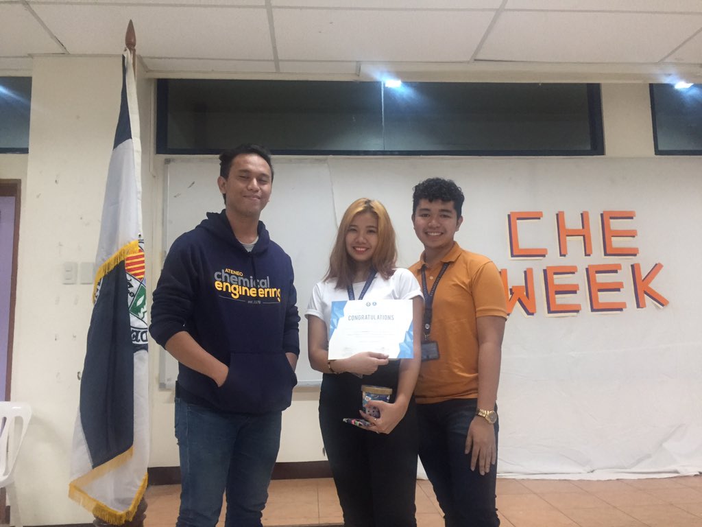 addujpiche's tweet photo. Congratulations to our Karaoke ChEllenge winners π₯³
#CHEWeek2019 https://t.co/O8d4Jayh83