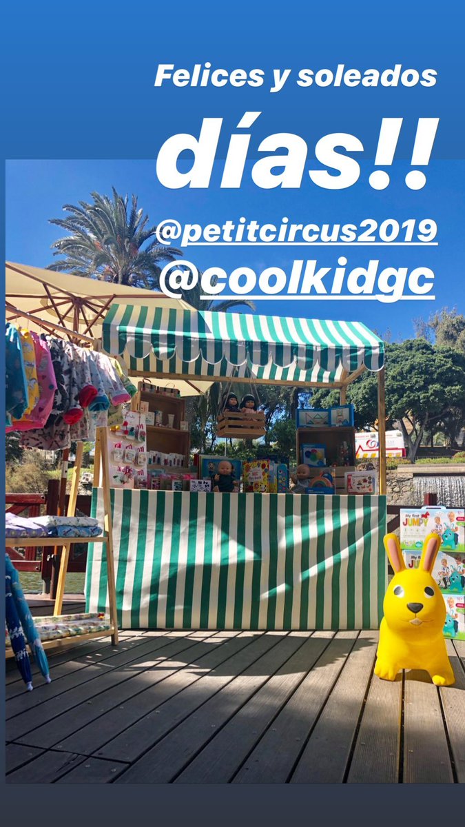 CoolkidLpa's tweet photo. #FelizSabado hoy nos encontramos en el #petitcircus2019 que se celebra en #laspalmas todo este fin de semana, de 10h-20h. Ven a visitarnos con los peques!! https://t.co/szV8ME0ihL