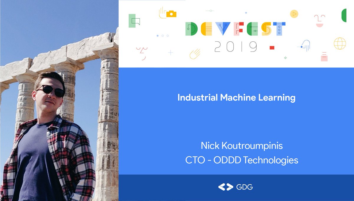 GdgHeraklion's tweet photo. Interested to know about the #MachineLearning models applied at the Industry? Join #DevFest 🇬🇷 2019 and Nikos Koutroubinis CTO @ ODDD Technologies

Β🎯ok your seat! https://t.co/CMPsTeHAKT #DevFest19GR #heraklion #GDGGreece #GDGHer #gdg #SFW #SFW19 https://t.co/BI9zH6izZU